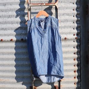 Blu & Blue Blue Heart Tank Top